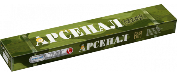 Электроды сварочные Арсенал МР-3, ф 3 мм (уп-2,5 кг) купить с доставкой в Авдеево