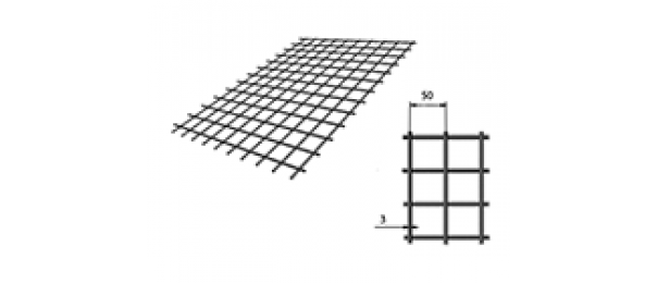 Сетка сварная (дорожная) 50х50х3мм 1х2м купить с доставкой в Авдеево